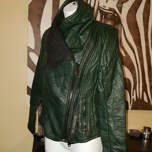 Last chance will be donated on 4/1 Blank NYC Double Zip High Neck Vegan Leather